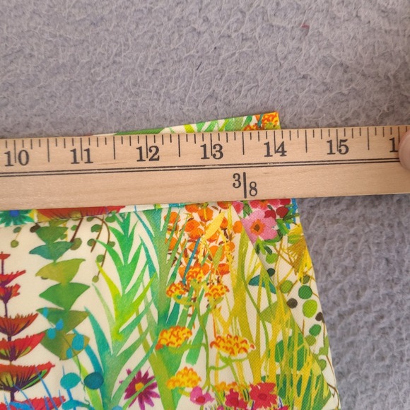 J CREW Liberty Art Fabric Mini Skirt Size 00 Postage Stamp Tresco Floral Cotton - Picture 13 of 15